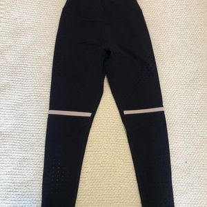 navy High Waisted Workout Leggings